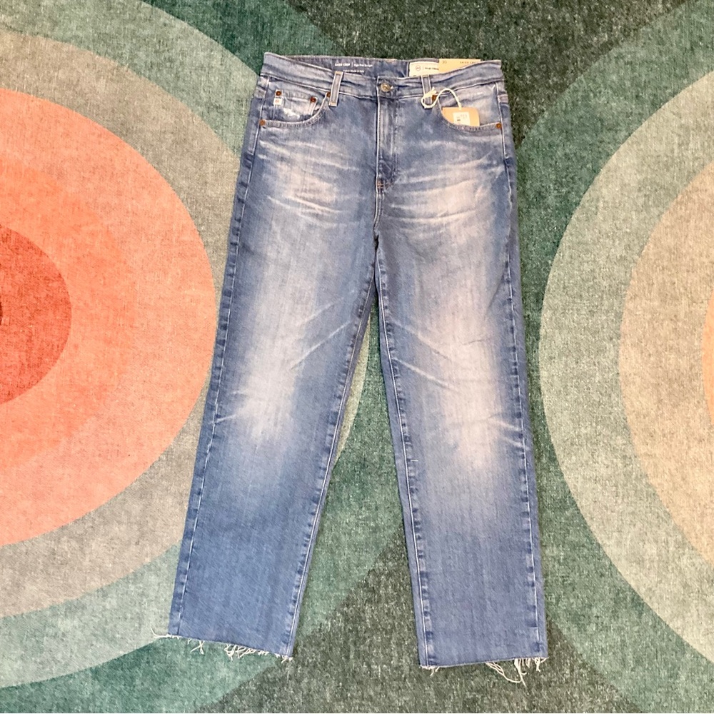 Ag Adriano Goldschmied Faded Blue Jeans